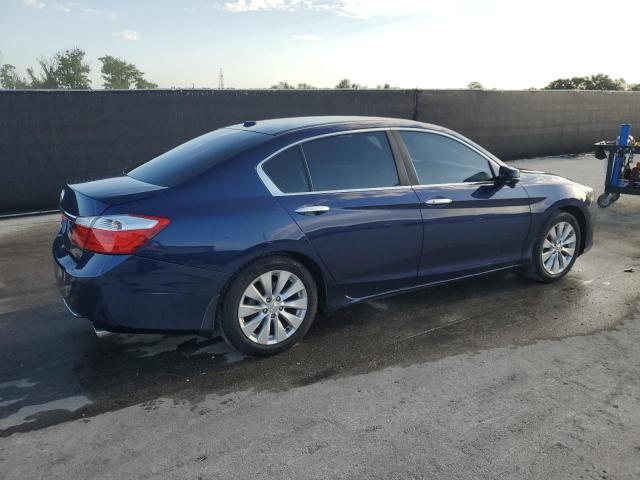 1HGCR2F8XEA191991 - 2014 HONDA ACCORD EXL BLUE photo 3