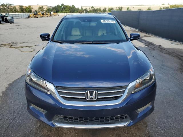 1HGCR2F8XEA191991 - 2014 HONDA ACCORD EXL BLUE photo 5