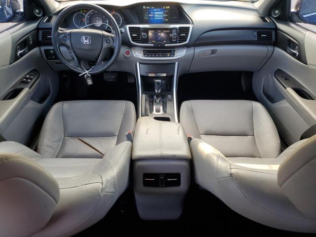 1HGCR2F8XEA191991 - 2014 HONDA ACCORD EXL BLUE photo 8