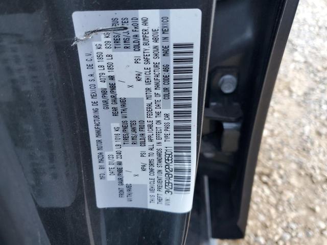 3MZBPABM2PM359011 - 2023 MAZDA 3 SELECT GRAY photo 12