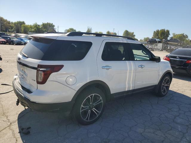 1FM5K8GT5EGA78525 - 2014 FORD EXPLORER SPORT თეთრი ფოტო 3