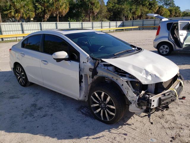 19XFB2F98EE006732 - 2014 HONDA CIVIC EXL თეთრი ფოტო 4