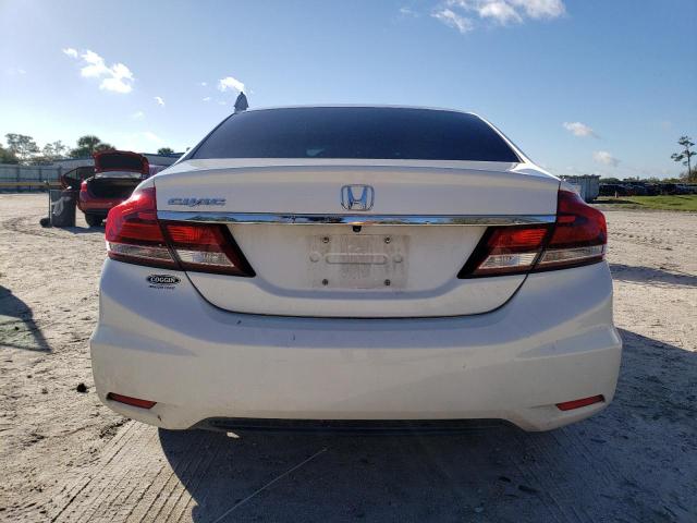 19XFB2F98EE006732 - 2014 HONDA CIVIC EXL WHITE photo 6