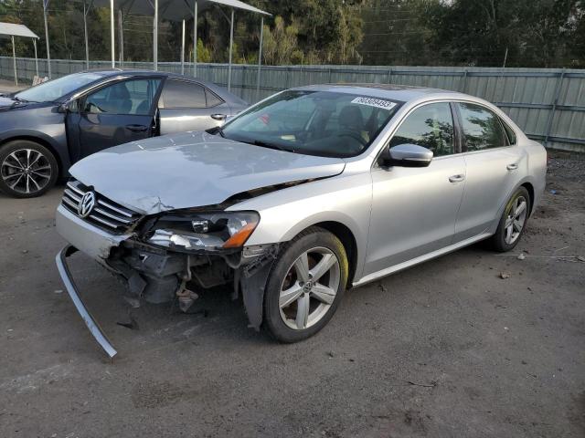 1VWBH7A31DC029169 - 2013 VOLKSWAGEN PASSAT SE SILVER photo 1