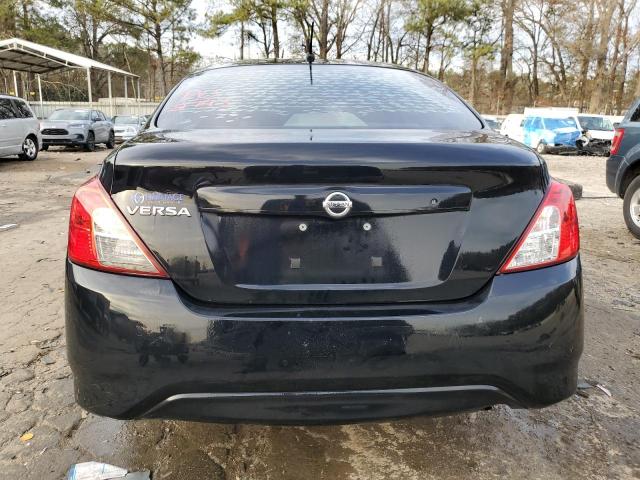 3N1CN7AP8HL845568 - 2017 NISSAN VERSA S BLACK photo 6