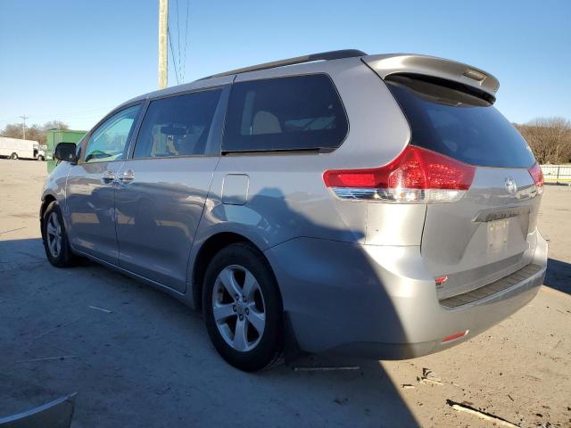 5TDKK3DC1CS257274 - 2012 TOYOTA SIENNA LE SILVER photo 2