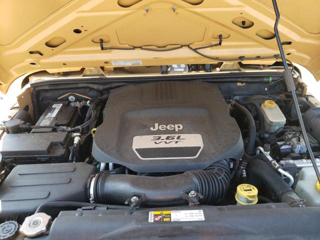 1C4BJWDG4DL660966 - 2013 JEEP WRANGLER U SPORT TAN photo 11