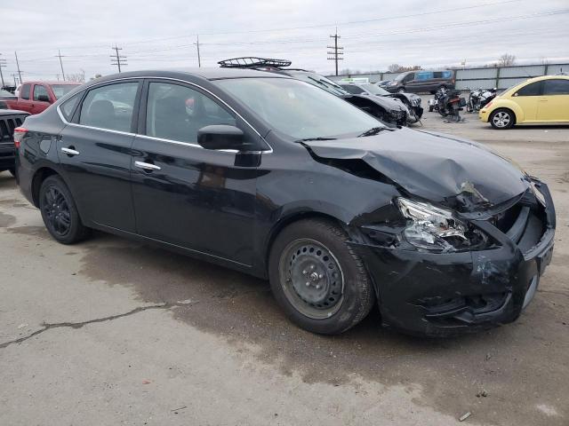 3N1AB7APXEL670719 - 2014 NISSAN SENTRA S BLACK photo 4