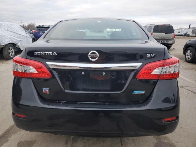 3N1AB7APXEL670719 - 2014 NISSAN SENTRA S BLACK photo 6