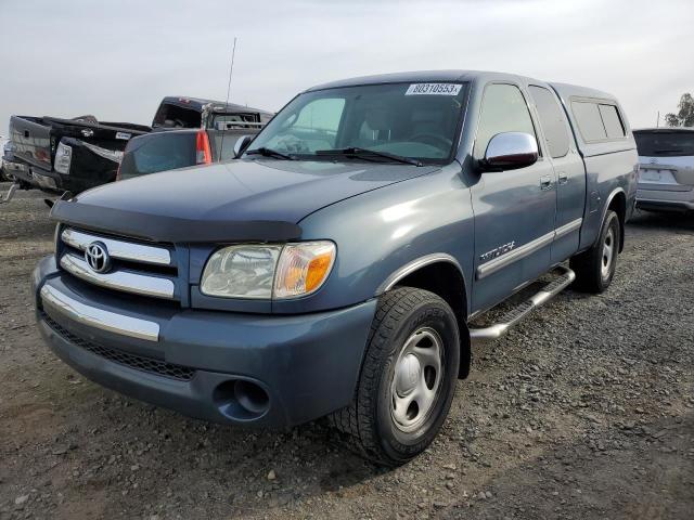 5TBRU34175S447972 - 2005 TOYOTA TUNDRA ACCESS CAB SR5 BLUE photo 1