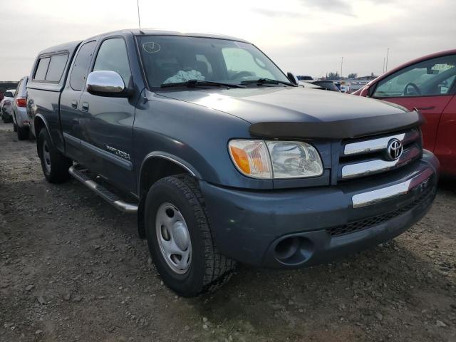 5TBRU34175S447972 - 2005 TOYOTA TUNDRA ACCESS CAB SR5 BLUE photo 4