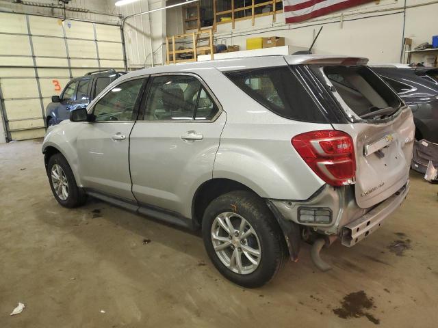 2GNFLEEKXH6262904 - 2017 CHEVROLET EQUINOX LS SILVER photo 2