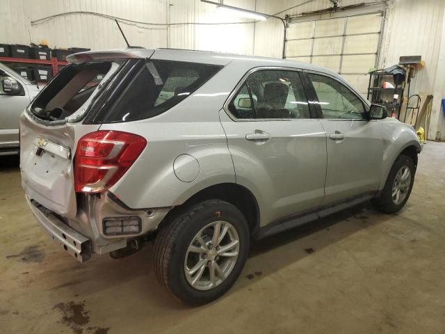 2GNFLEEKXH6262904 - 2017 CHEVROLET EQUINOX LS SILVER photo 3