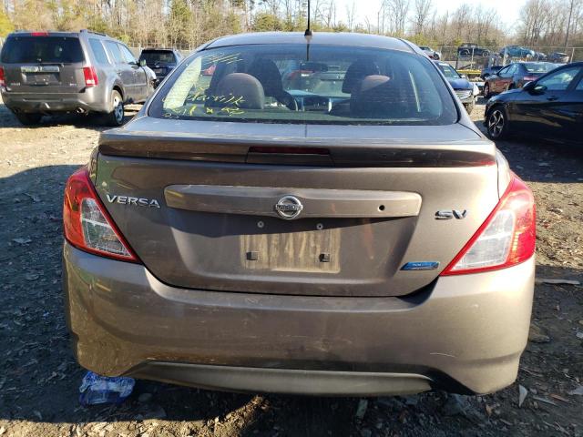 3N1CN7AP0FL818376 - 2015 NISSAN VERSA S GRAY photo 6