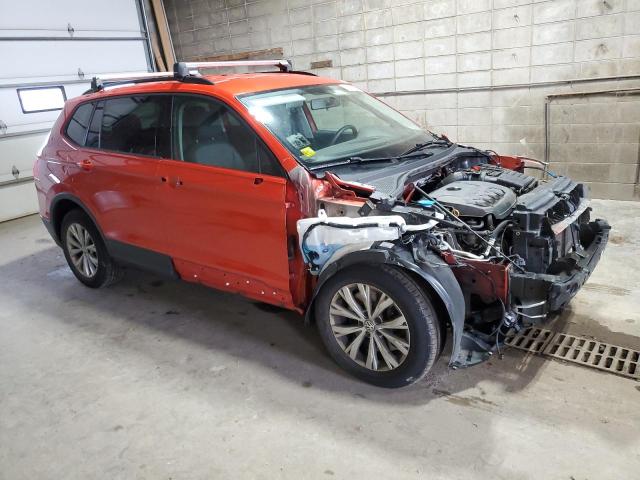 3VV0B7AX3JM014800 - 2018 VOLKSWAGEN TIGUAN S ORANGE photo 4