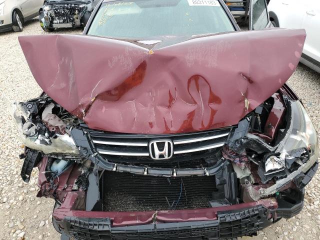 1HGCR2F3XDA171629 - 2013 HONDA ACCORD LX MAROON photo 11