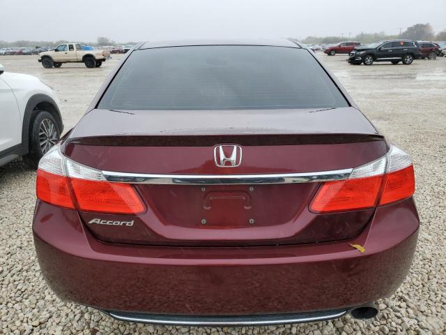 1HGCR2F3XDA171629 - 2013 HONDA ACCORD LX MAROON photo 6