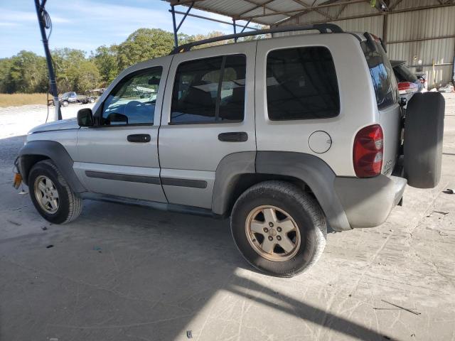 1J4GK48K57W541486 - 2007 JEEP LIBERTY SPORT GRAY photo 2