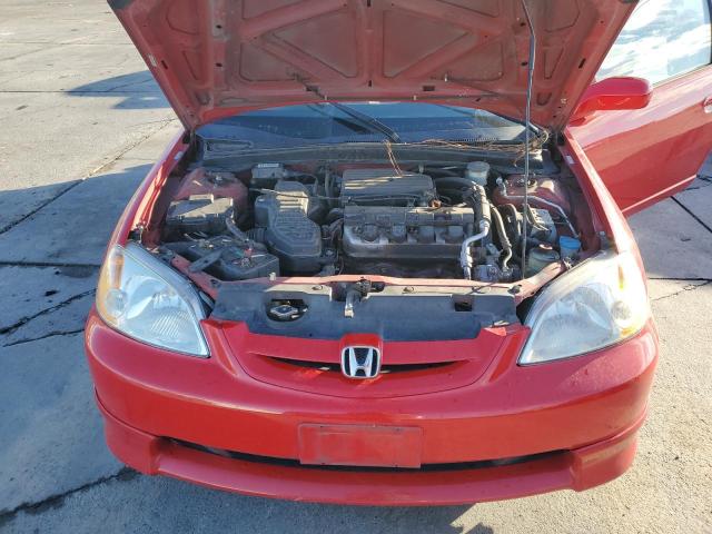 1HGEM22952L058478 - 2002 HONDA CIVIC EX RED photo 11