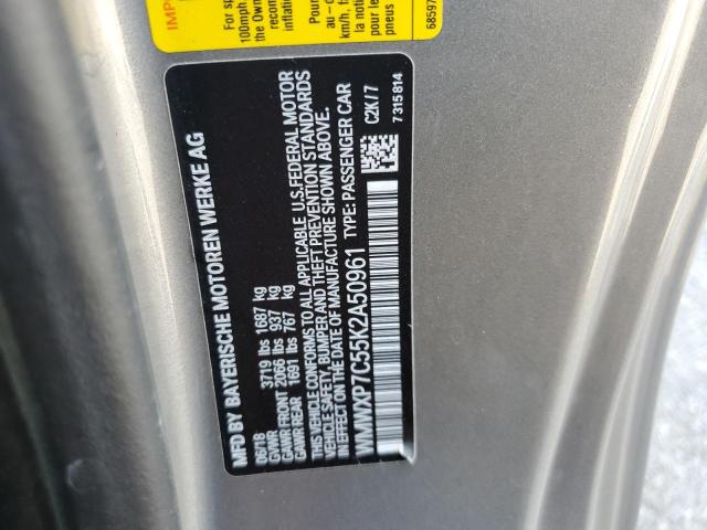 WMWXP7C55K2A50961 - 2019 MINI COOPER S Boz foto 13