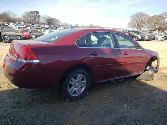 2G1WB5EK0B1231881 - 2011 CHEVROLET IMPALA LT RED photo 3