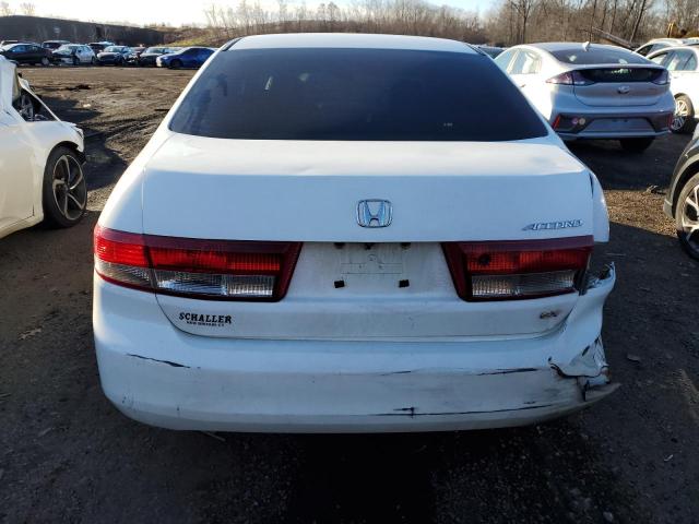 1HGCM55693A126580 - 2003 HONDA ACCORD EX WHITE photo 6