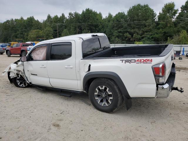 3TMCZ5AN9MM372319 - 2021 TOYOTA TACOMA DOUBLE CAB WHITE photo 2