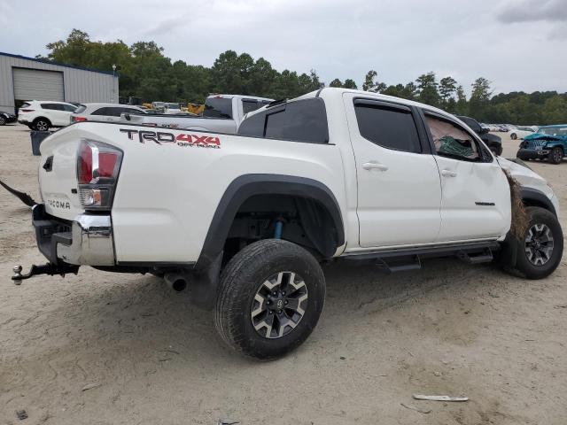 3TMCZ5AN9MM372319 - 2021 TOYOTA TACOMA DOUBLE CAB WHITE photo 3