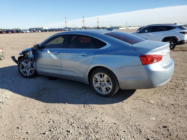 1G11Z5SL2FU136994 - 2015 CHEVROLET IMPALA LS BLUE photo 2