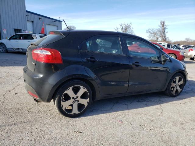 KNADN5A35C6064820 - 2012 KIA RIO EX BLACK photo 3