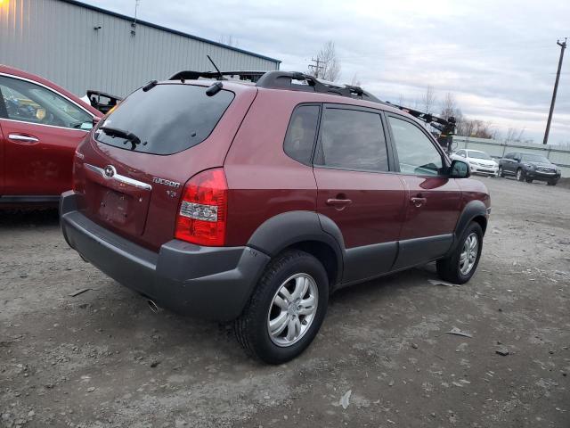 KM8JN12D67U639137 - 2007 HYUNDAI TUCSON SE RED photo 3