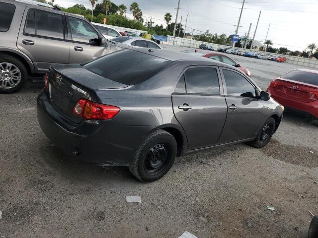 JTDBL40E099029526 - 2009 TOYOTA COROLLA BASE GRAY photo 3