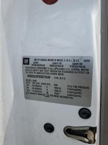 3GNDA23P96S672649 - 2006 CHEVROLET HHR LT WHITE photo 12