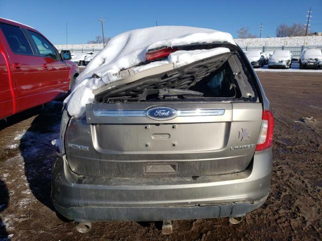 2FMDK3KC5EBA30388 - 2014 FORD EDGE LIMITED GREEN photo 6