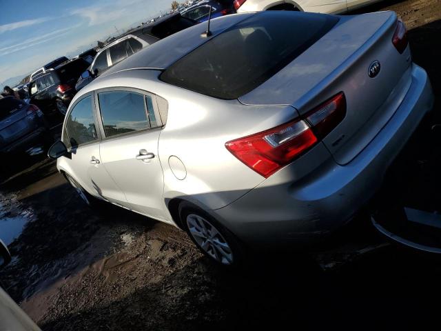 KNADM4A32E6361477 - 2014 KIA RIO LX WHITE photo 2