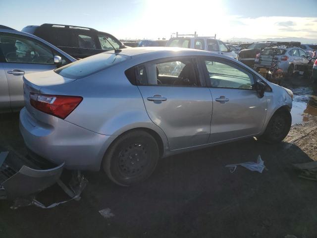 KNADM4A32E6361477 - 2014 KIA RIO LX WHITE photo 3