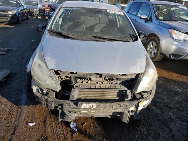KNADM4A32E6361477 - 2014 KIA RIO LX WHITE photo 5