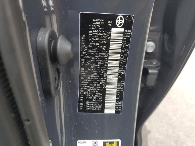 5YFB4MDE8SP328561 - 2025 TOYOTA COROLLA LE 灰色 照片 12