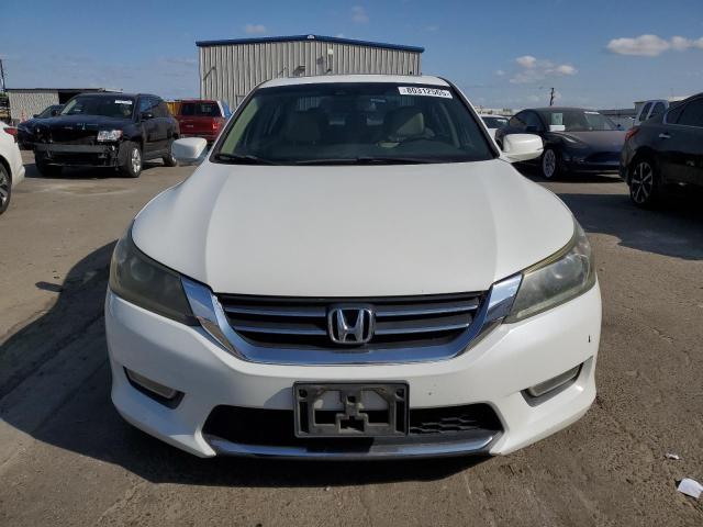 1HGCR2F8XDA065791 - 2013 HONDA ACCORD EXL WHITE photo 5