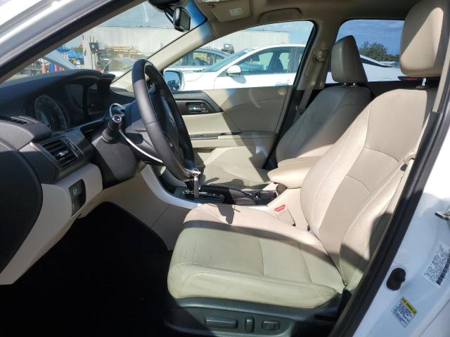 1HGCR2F8XDA065791 - 2013 HONDA ACCORD EXL WHITE photo 7