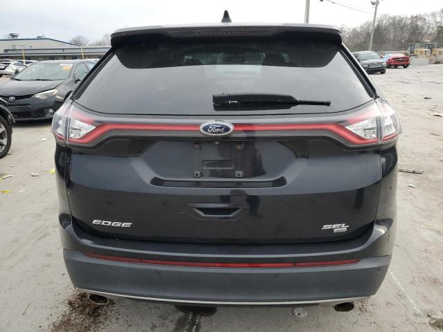 2FMTK4J81FBB71328 - 2015 FORD EDGE SEL BLACK photo 6