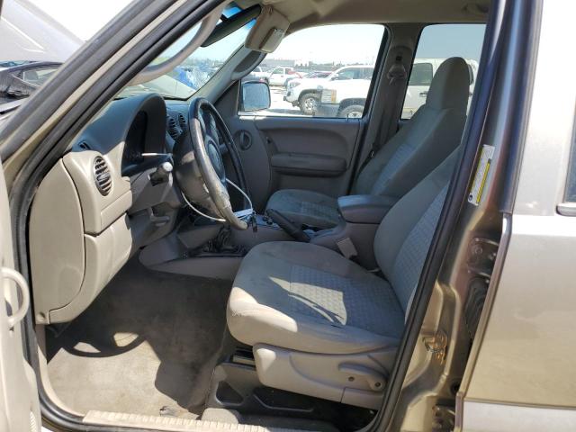 1J4GL48K65W584342 - 2005 JEEP LIBERTY SPORT GOLD photo 7