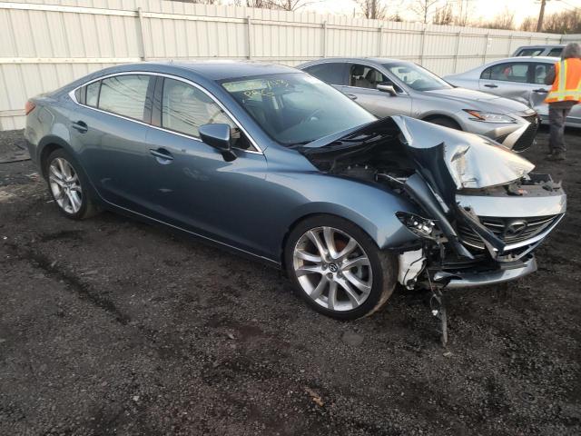 JM1GJ1V61E1160856 - 2014 MAZDA 6 TOURING BLUE photo 4