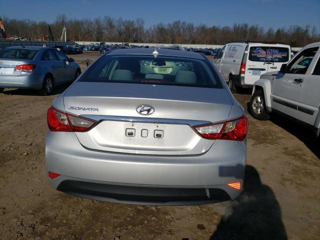 5NPEB4AC2EH937958 - 2014 HYUNDAI SONATA GLS SILVER photo 6