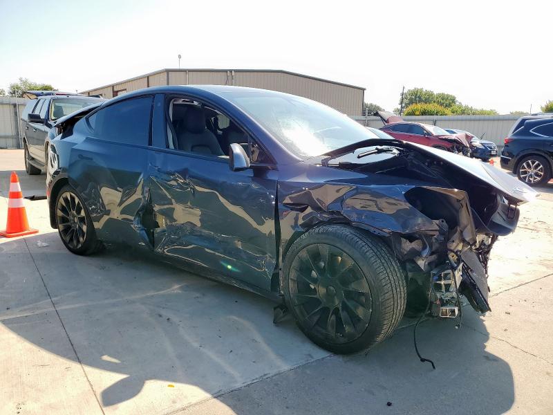 5YJYGDEE2MF300835 - 2021 TESLA MODEL Y 蓝色 照片 4