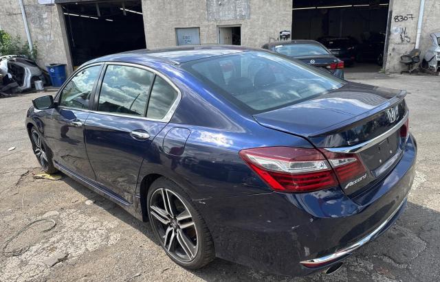 1HGCR2F52HA248100 - 2017 HONDA ACCORD SPORT ლურჯი ფოტო 3