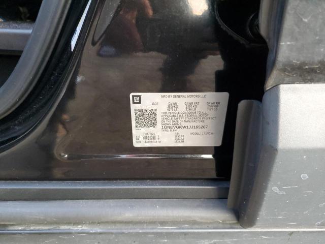 1GNEVGKW1JJ165267 - 2018 CHEVROLET TRAVERSE LT 黑色 照片 13