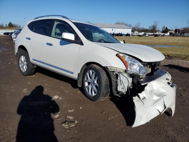 JN8AS5MV5BW262232 - 2011 NISSAN ROGUE S WHITE photo 4