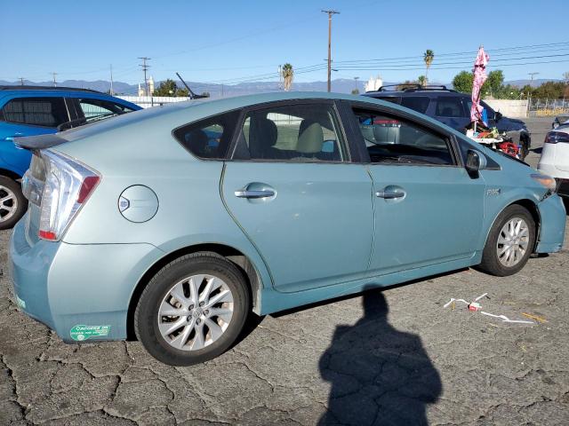 JTDKN3DP9C3006501 - 2012 TOYOTA PRIUS PLUG TURQUOISE photo 3