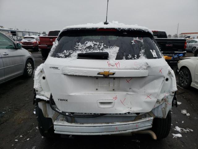 3GNCJKSB1KL343577 - 2019 CHEVROLET TRAX LS WHITE photo 6